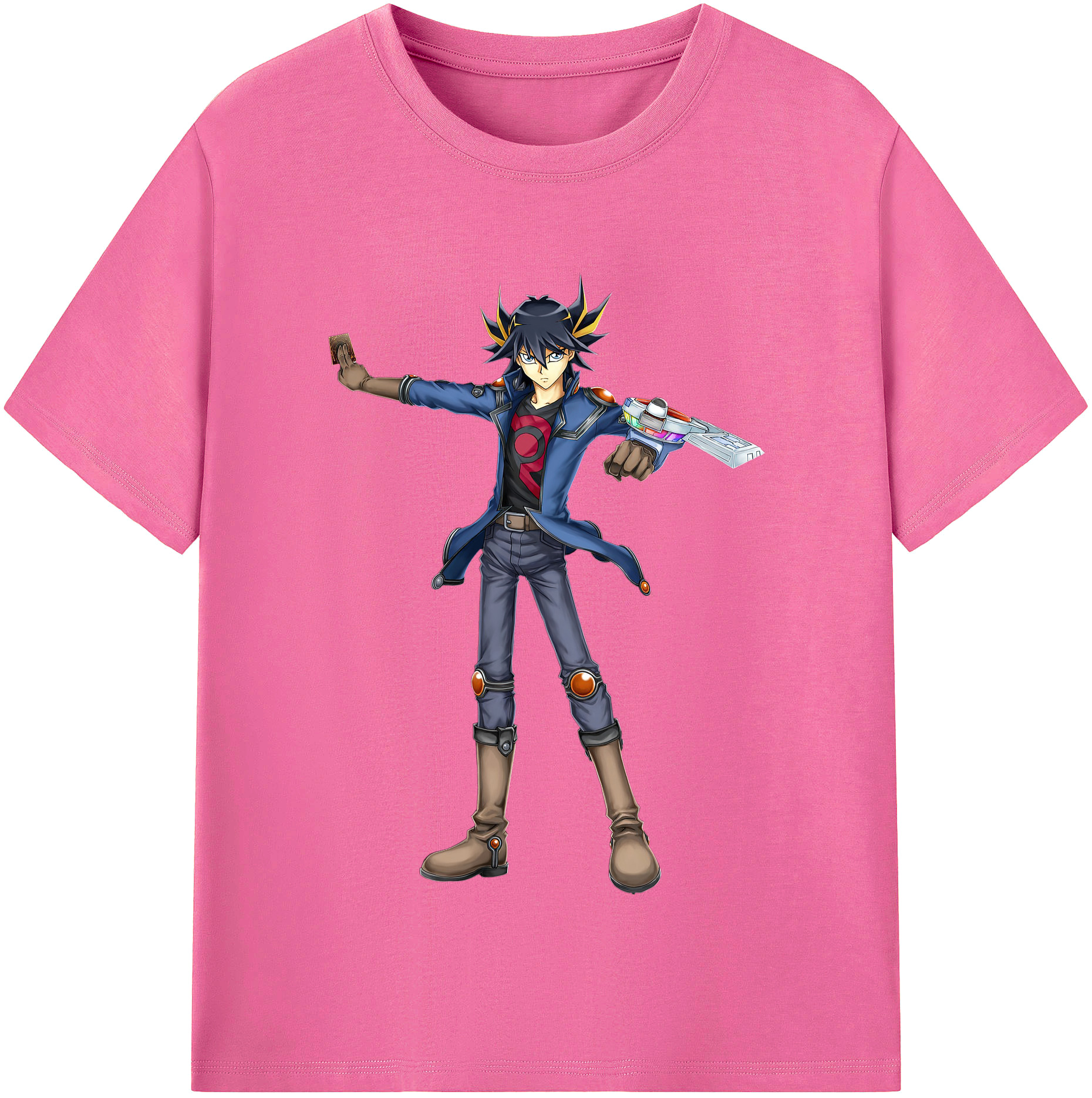 （画像用） 遊☆戯☆王 Yu-Gi-Oh! レディースカジュアルプリントTシャツ（綿100％）